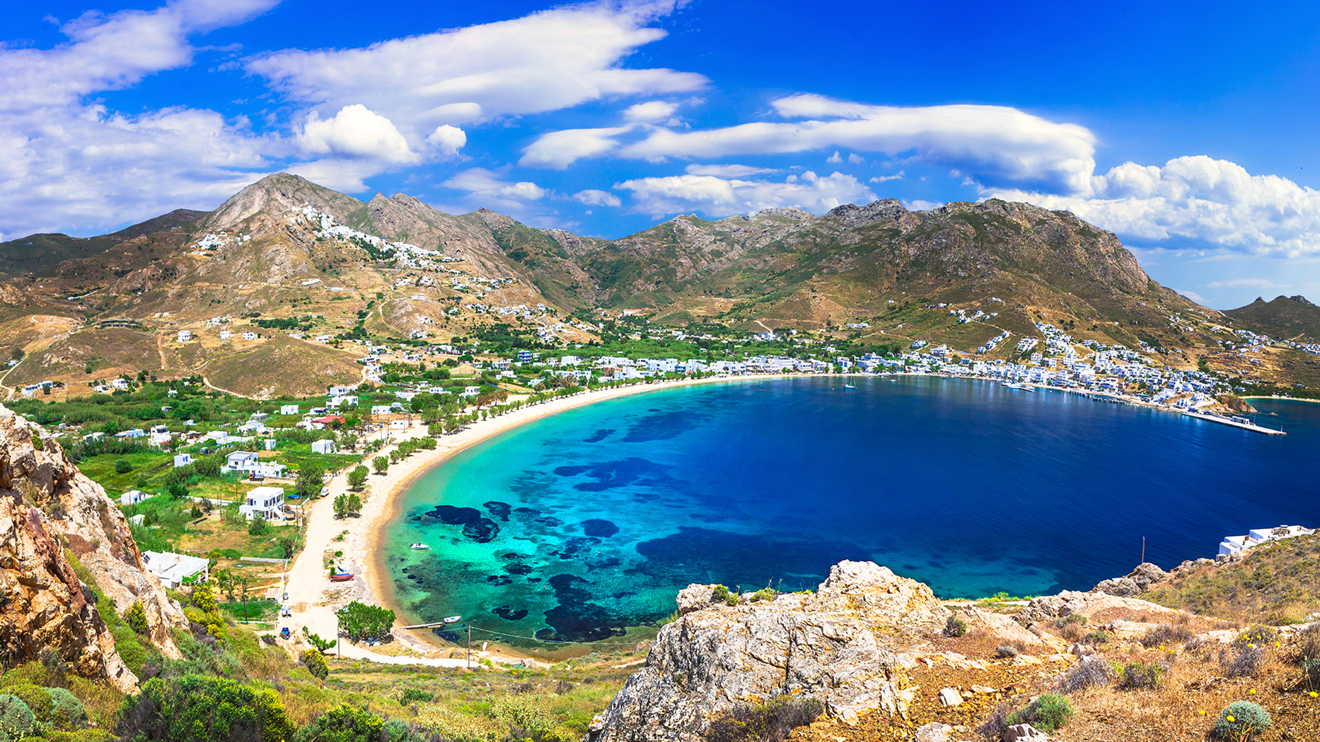 Serifos panoramic view
